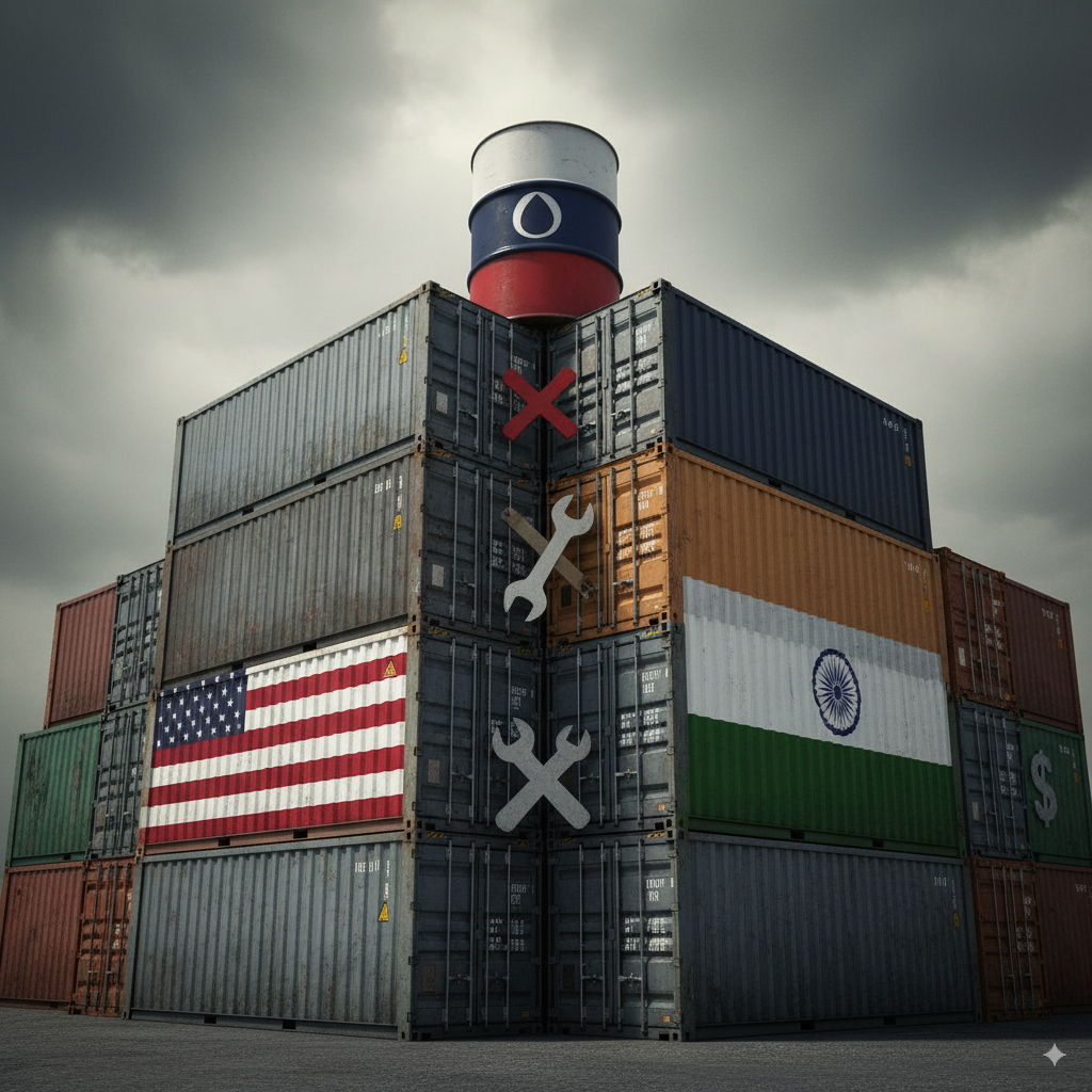 U.S.-India Trade Friction After Tariffs Over Russian Oil